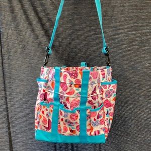 LAMI-CELL  NWT large tote PVC backing horse grooming tote